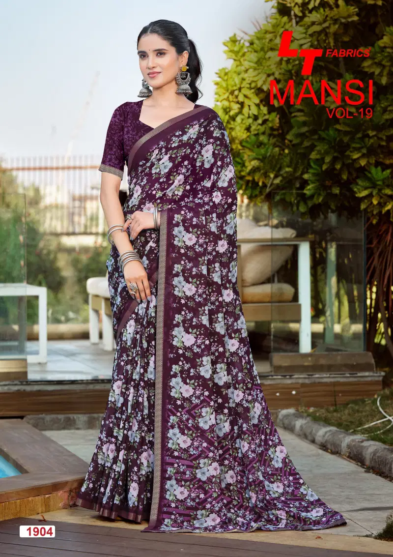 Lt Mansi Vol 19 Micro Printed Saree Collection