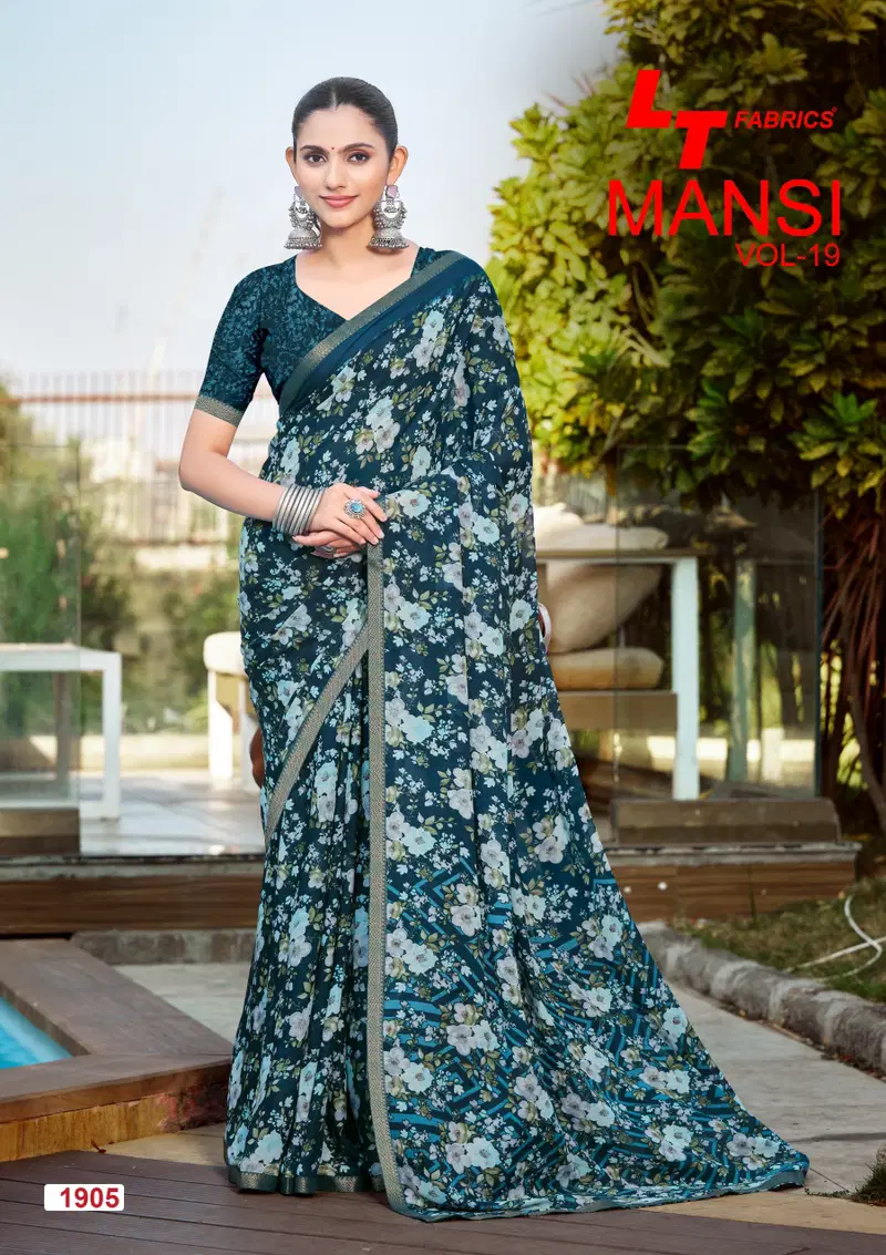 Lt Mansi Vol 19 Micro Printed Saree Collection