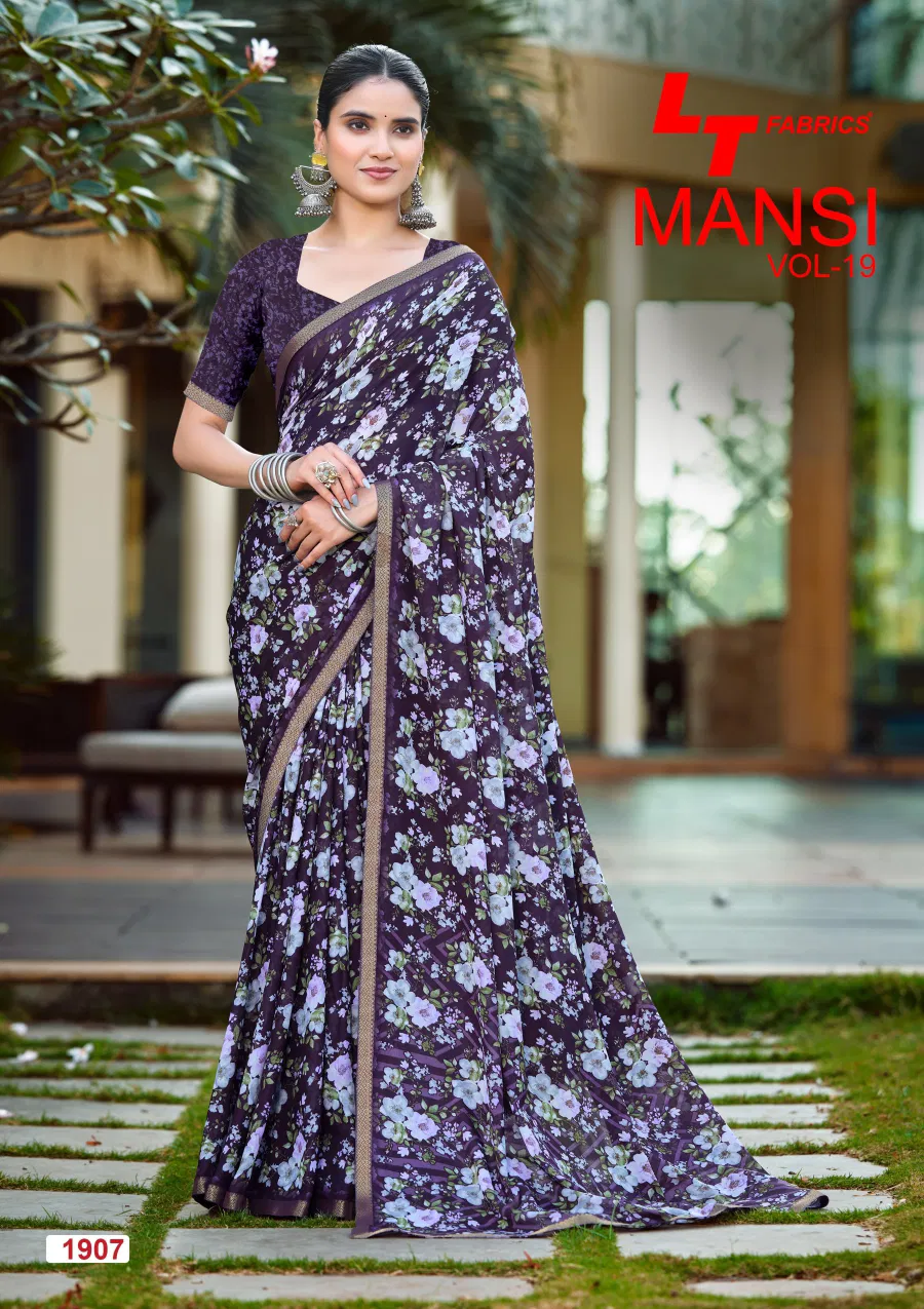 Lt Mansi Vol 19 Micro Printed Saree Collection