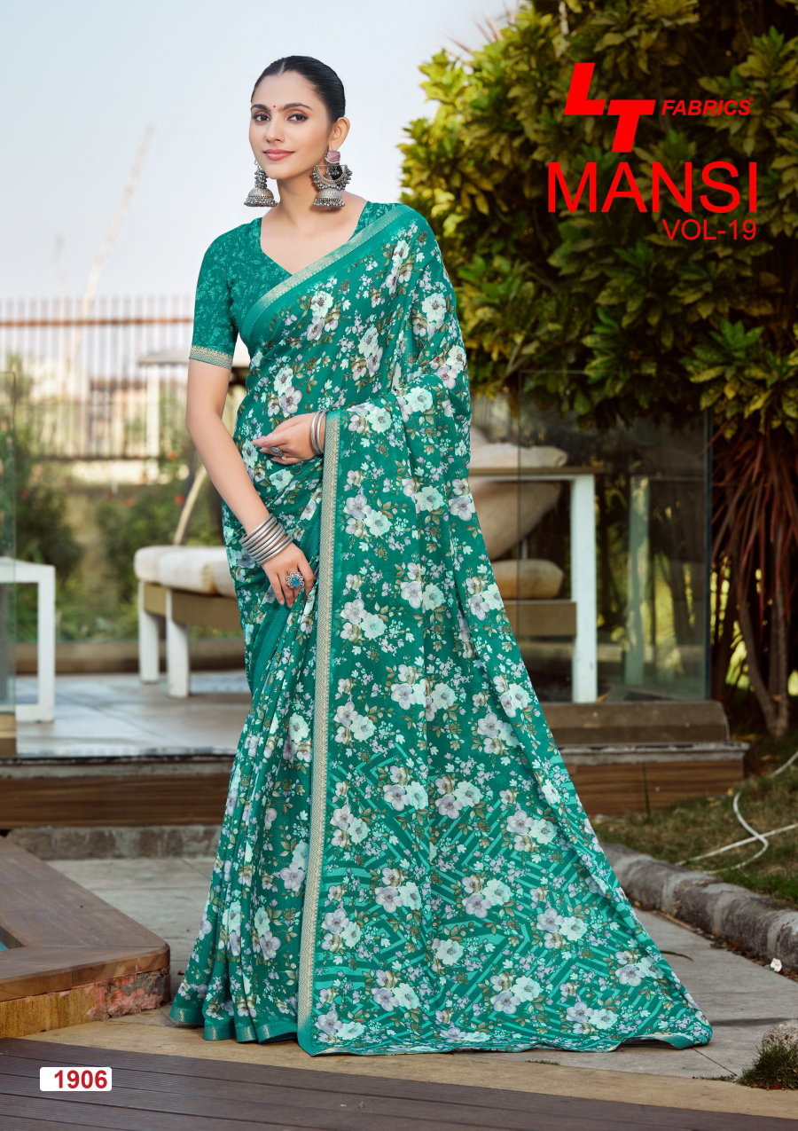 Lt Mansi Vol 19 Micro Printed Saree Collection