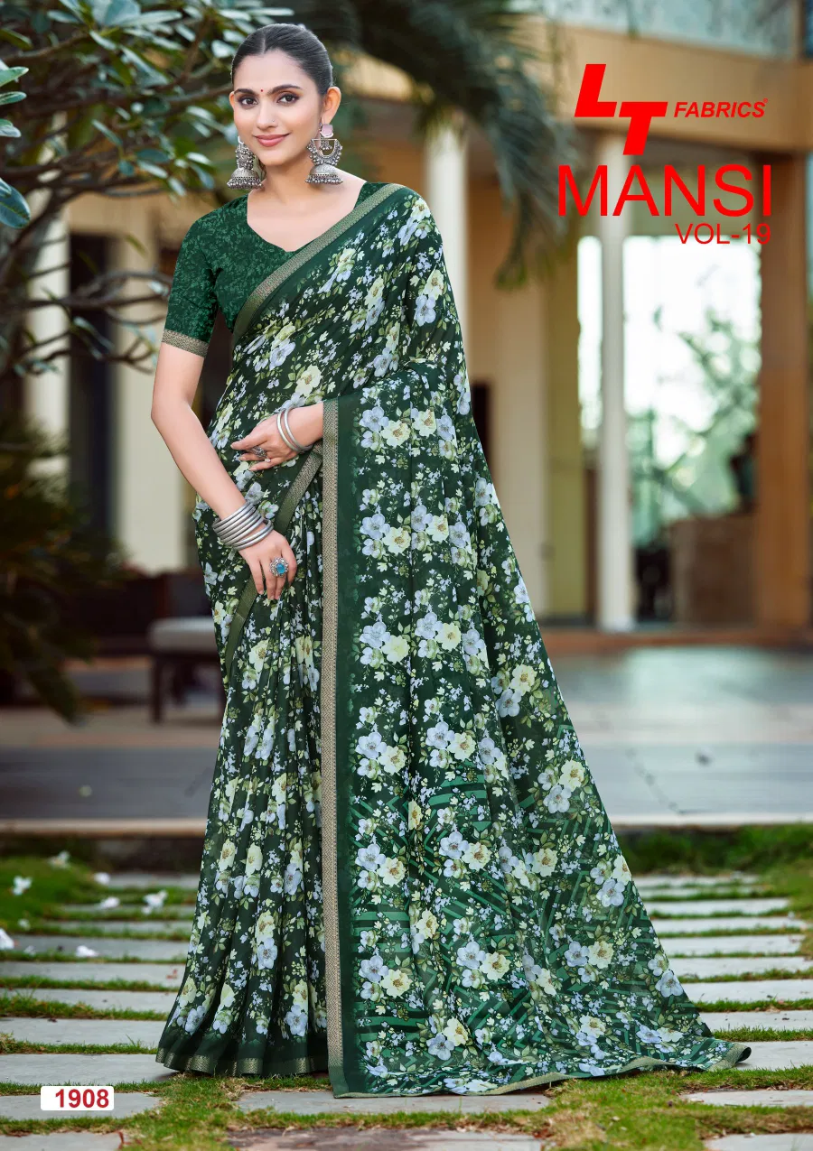 Lt Mansi Vol 19 Micro Printed Saree Collection