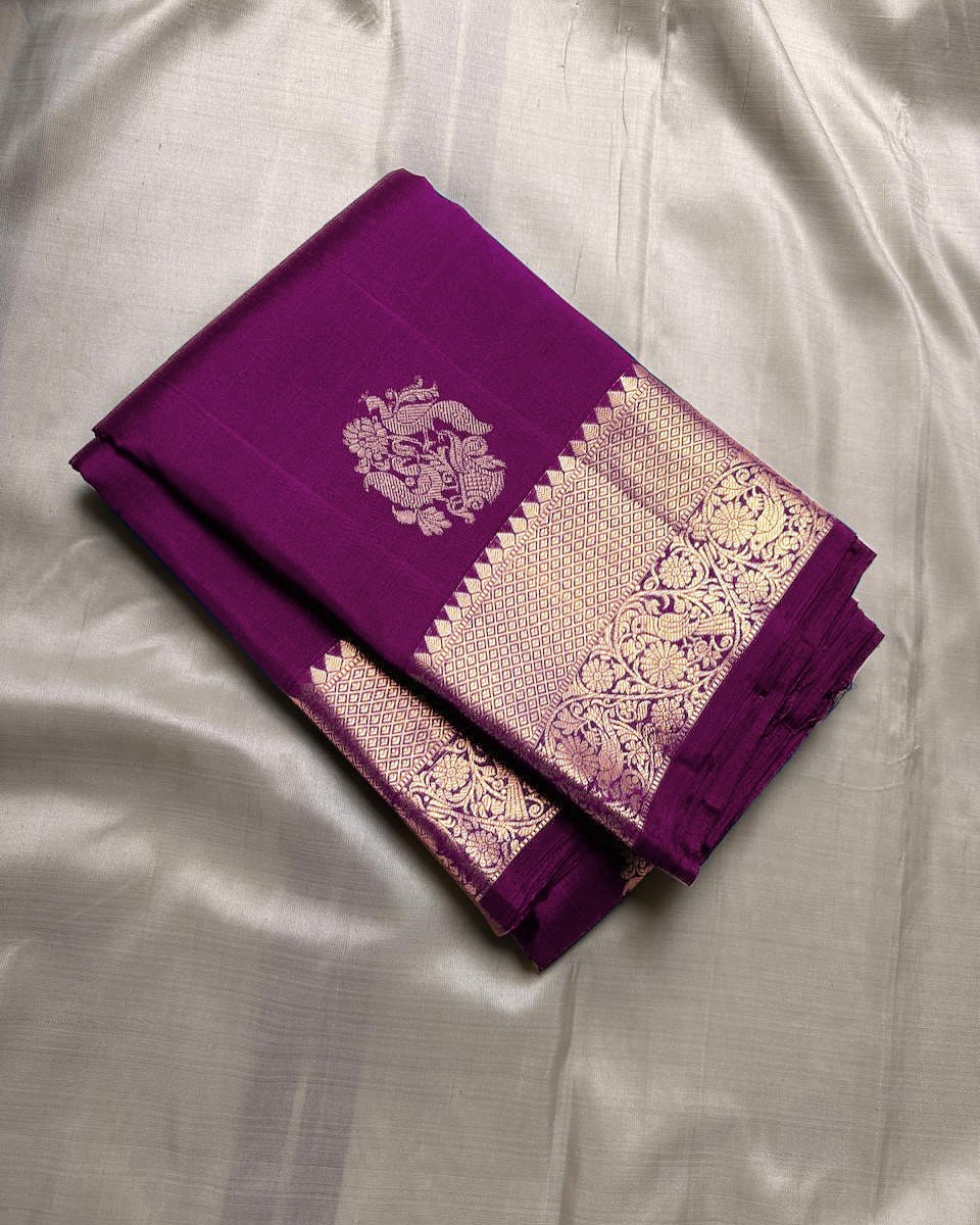 Satani 50237 Jari Banarasi Soft Silk Saree