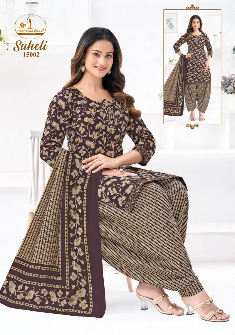 Miss World Saheli Vol 16 Readymade Cotton Printed Kurti Set Collection