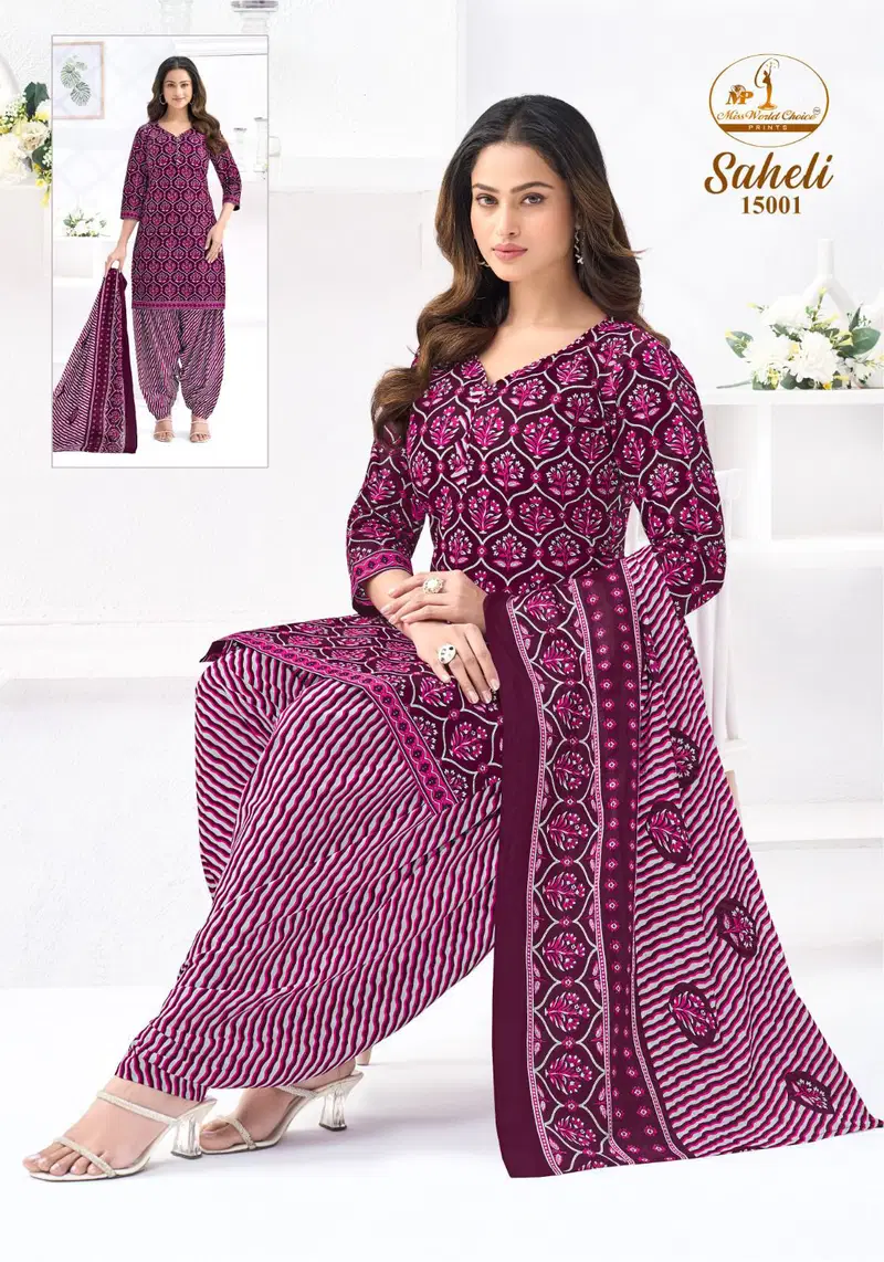 Miss World Saheli Vol 16 Readymade Cotton Printed Kurti Set Collection