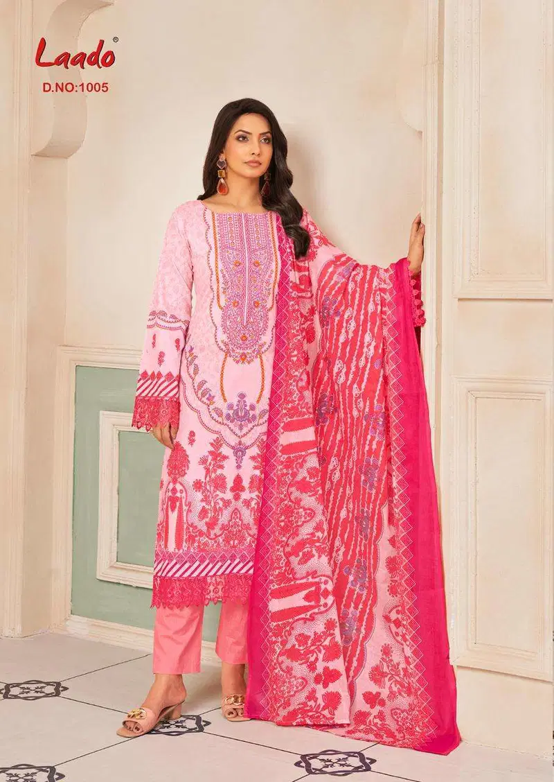 Laado Inayat Vol 1 Readymade Karachi Kurti Pant With Dupatta
