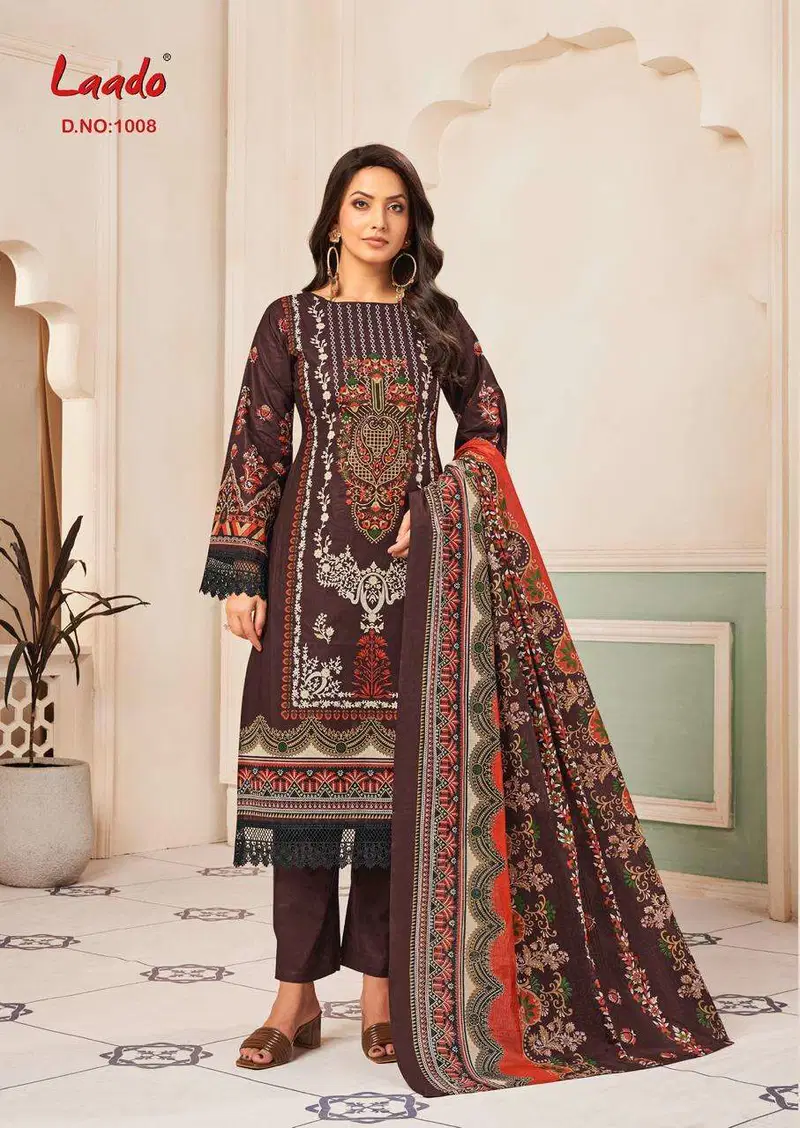 Laado Inayat Vol 1 Readymade Karachi Kurti Pant With Dupatta