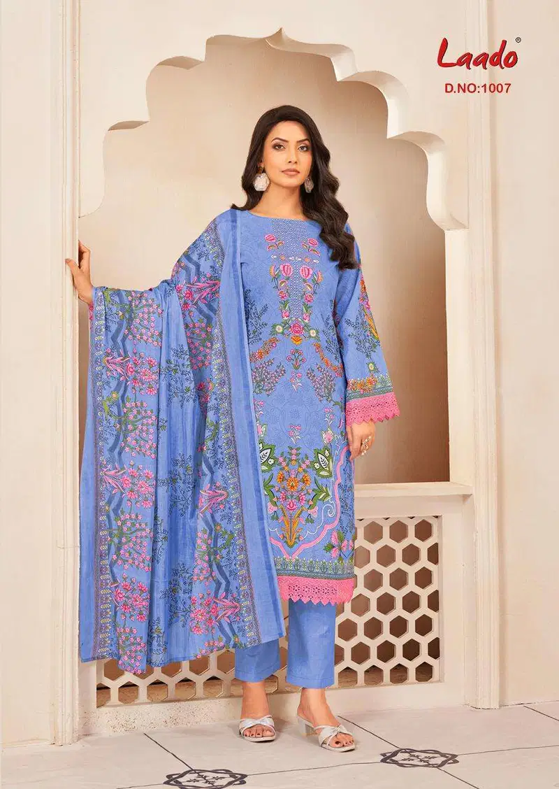 Laado Inayat Vol 1 Readymade Karachi Kurti Pant With Dupatta