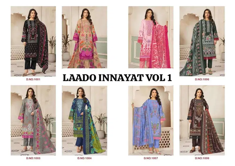 Laado Inayat Vol 1 Readymade Karachi Kurti Pant With Dupatta