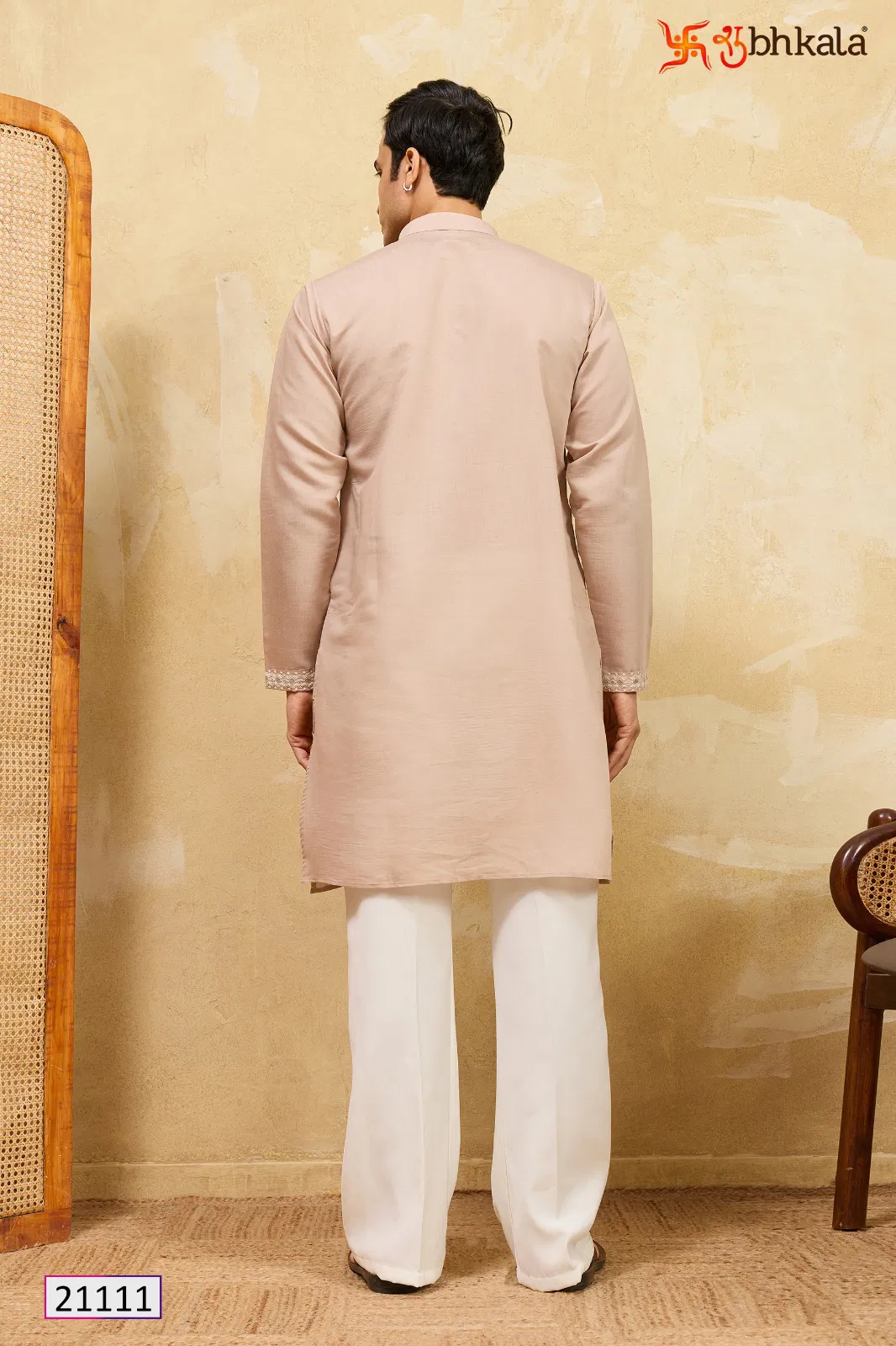 Shubhkala Prestige Kurta Edit Viscose Silk Thread Worked Mens Kurta Collection