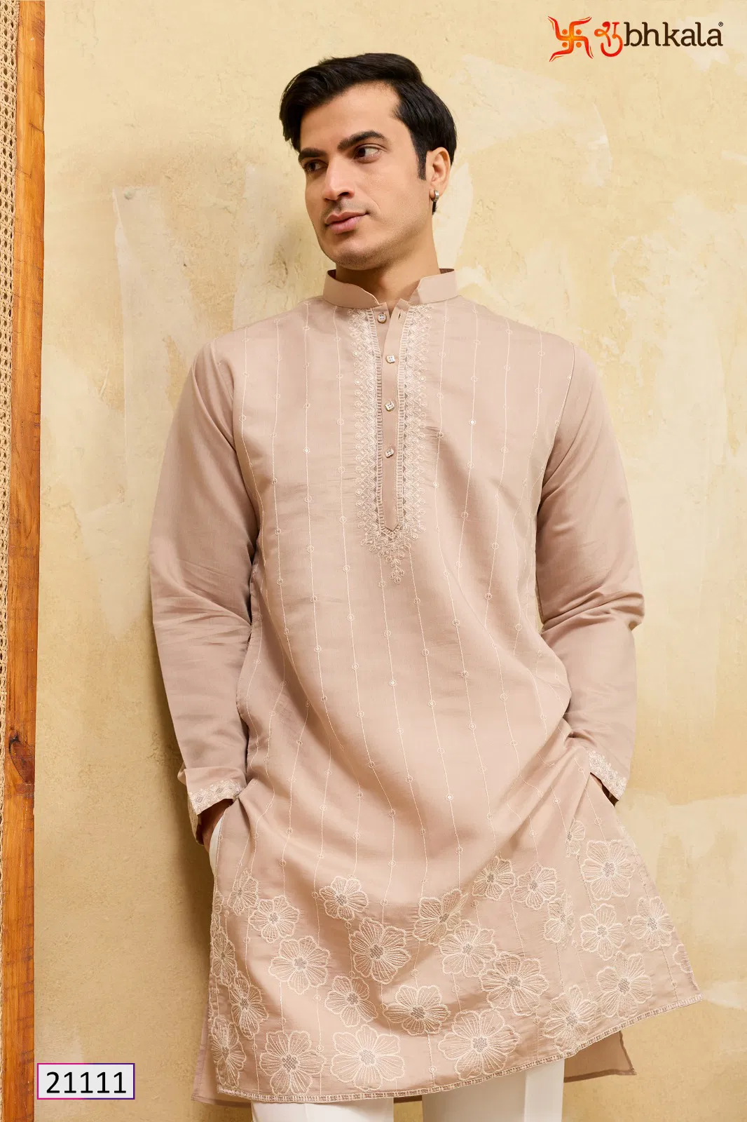 Shubhkala Prestige Kurta Edit Viscose Silk Thread Worked Mens Kurta Collection