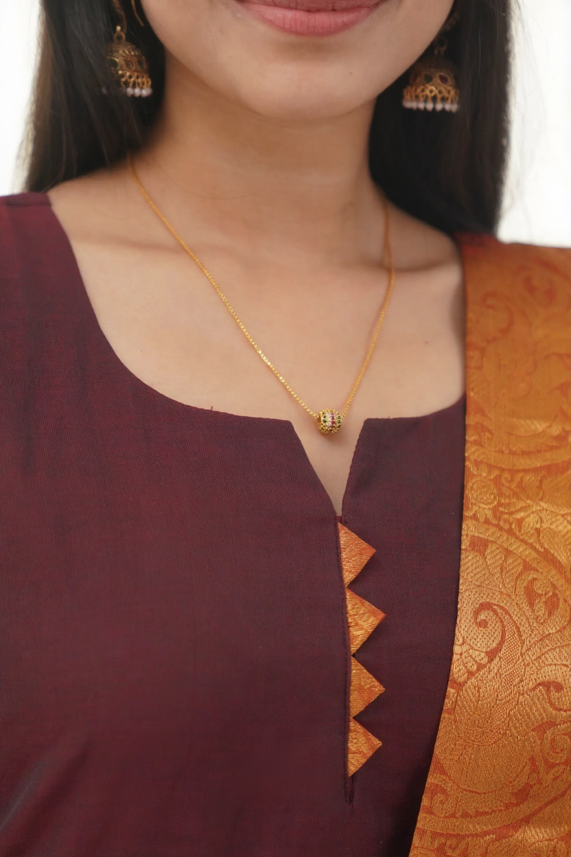 Hiba Kayal Kanchi Cotton Festive Wear Kurti With Dupatta