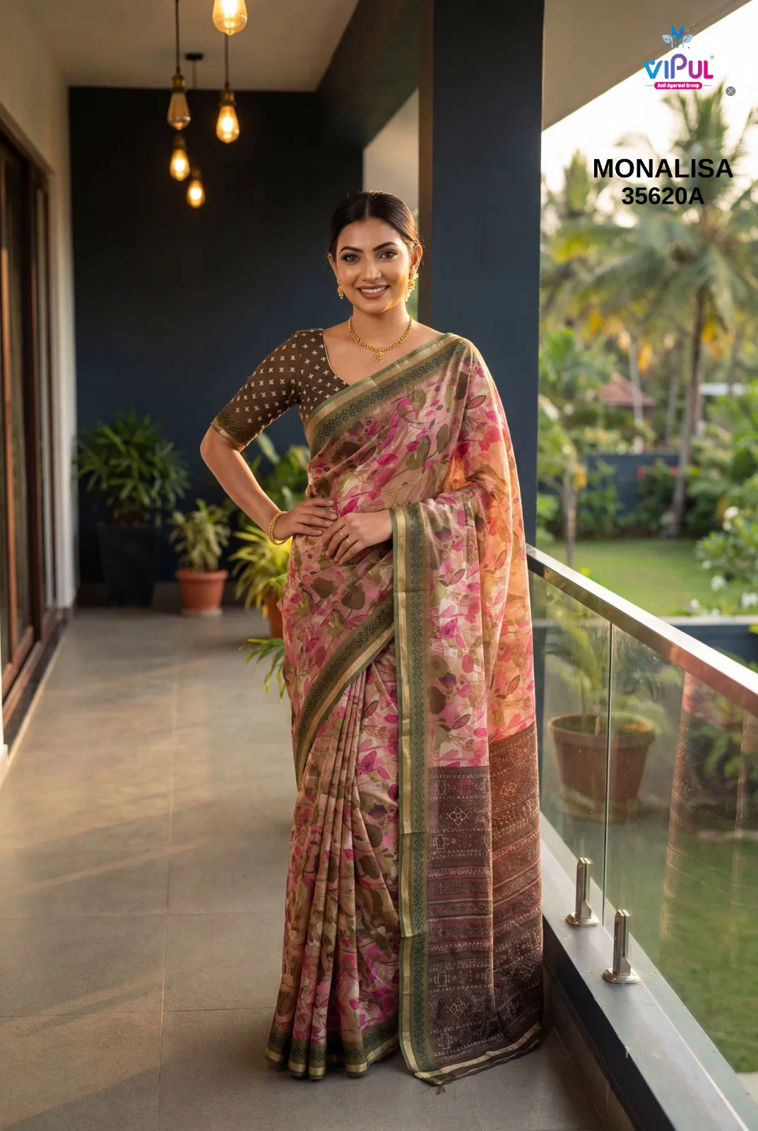 Vipul Monalisa 35620 A To D Mal Cotton Saree Collection