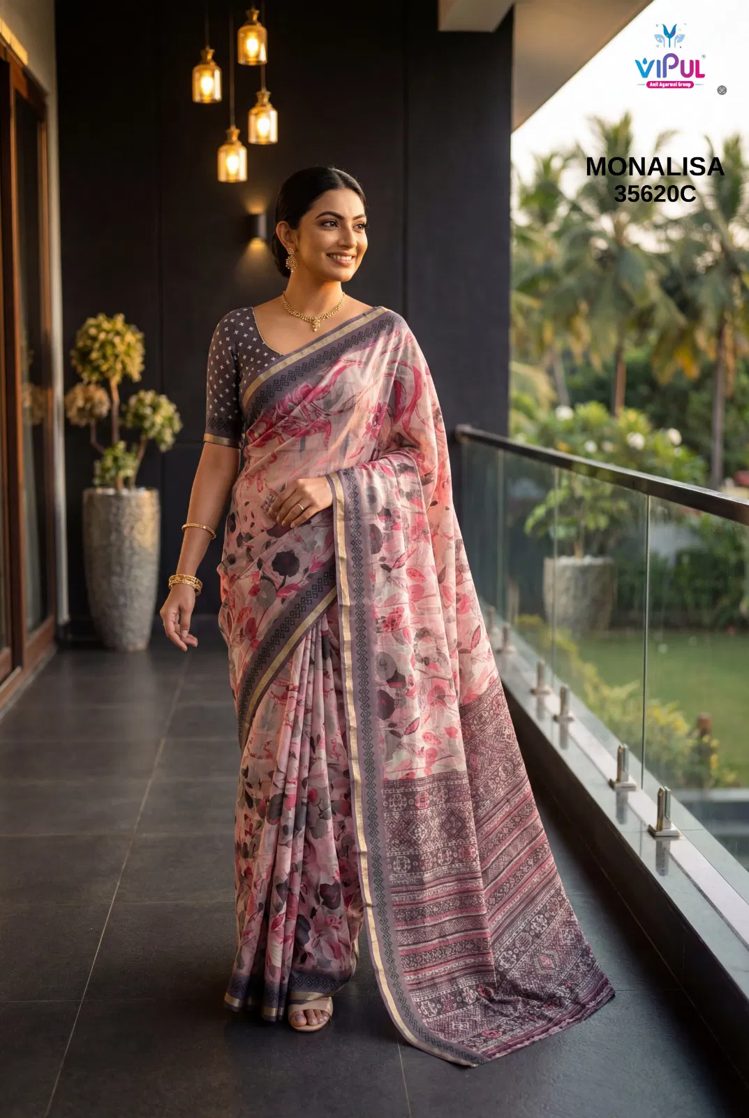 Vipul Monalisa 35620 A To D Mal Cotton Saree Collection