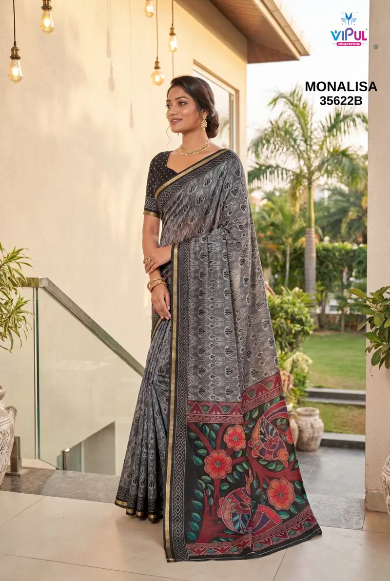 Vipul Monalisa 35622 A To D Mal Cotton Saree Collection