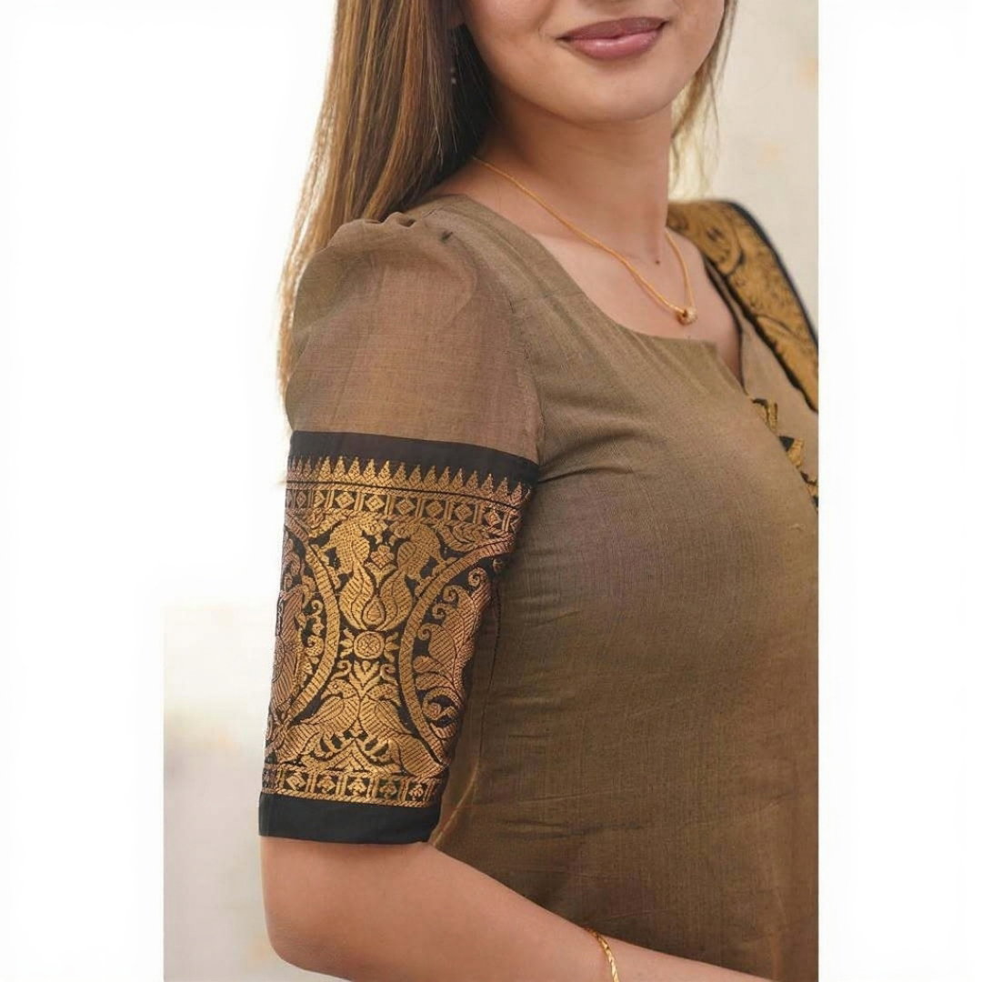 Hiba Kayal Kanchi Cotton Festive Wear Kurti With Dupatta