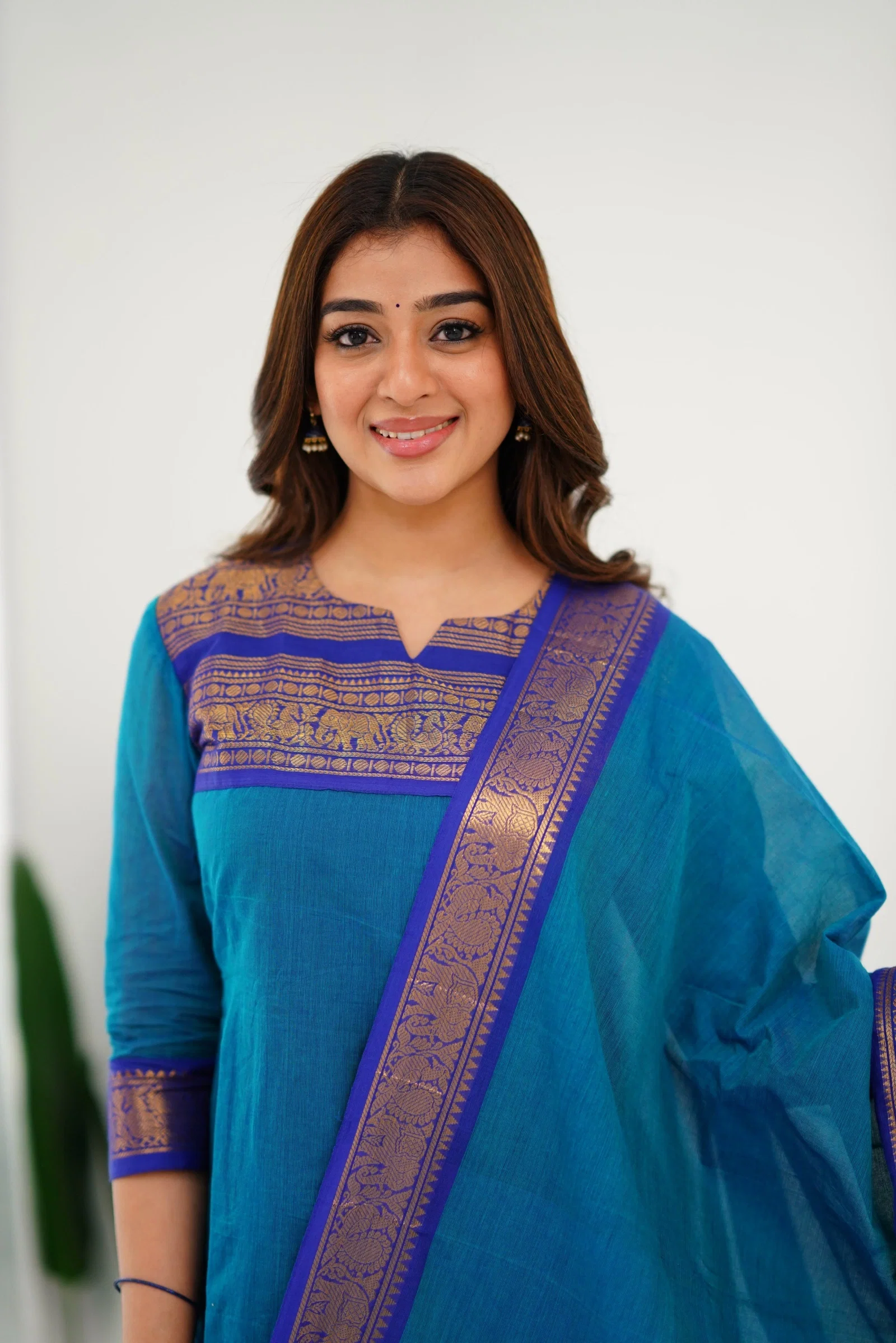 Hiba Meera Vol 2 Kanchi Cotton Kurti With Dupatta