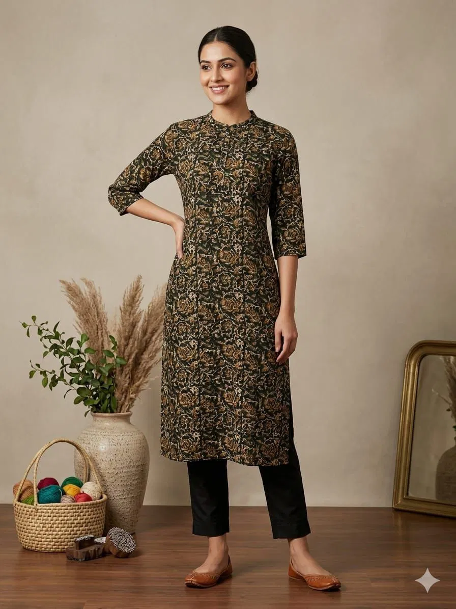 Naisha K 788 Rayon Printed Straight Kurti Collection