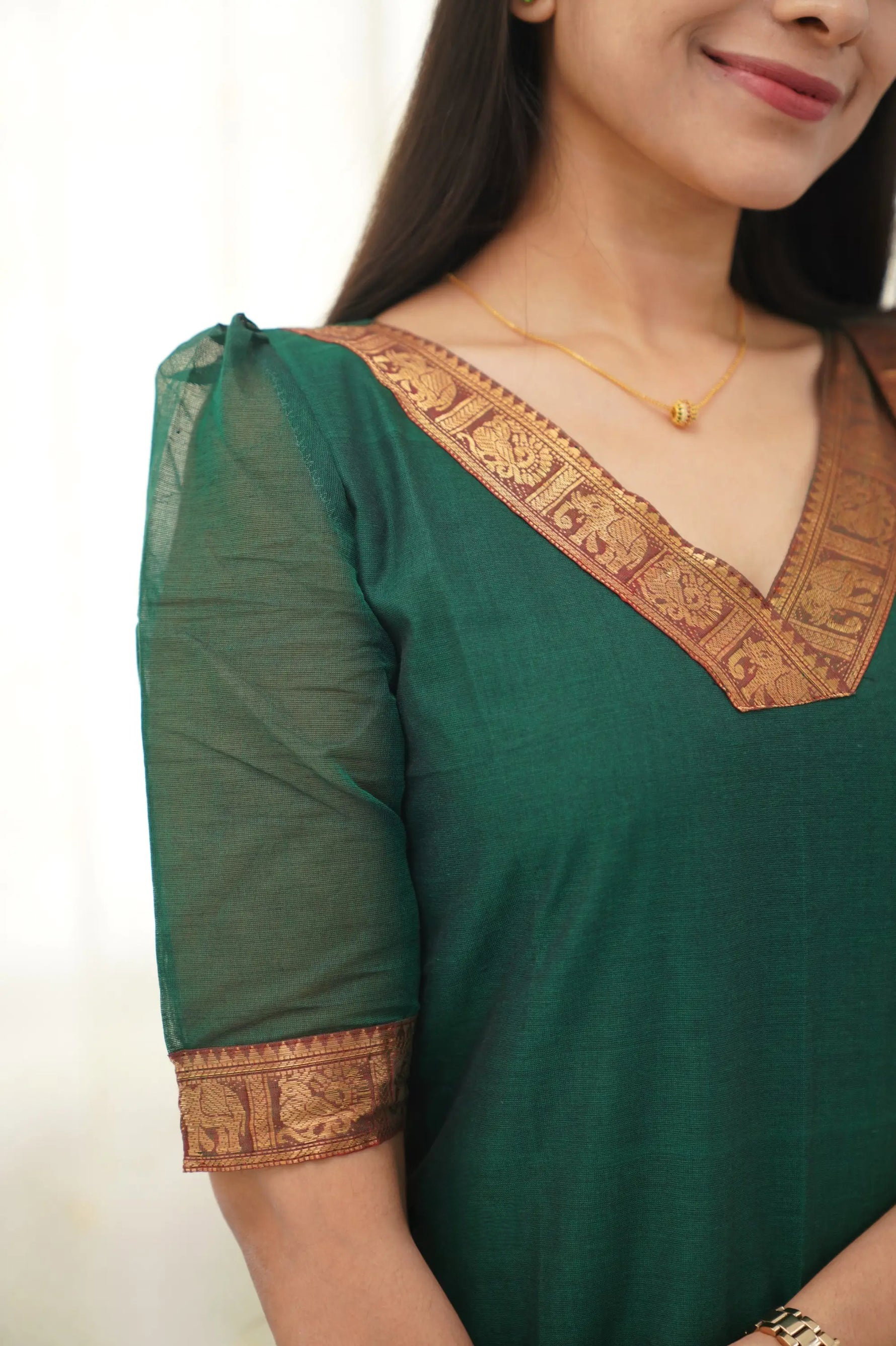 Hiba Liliya Vol 1 Kanchi Cotton Festive Wear Kurti With Dupatta