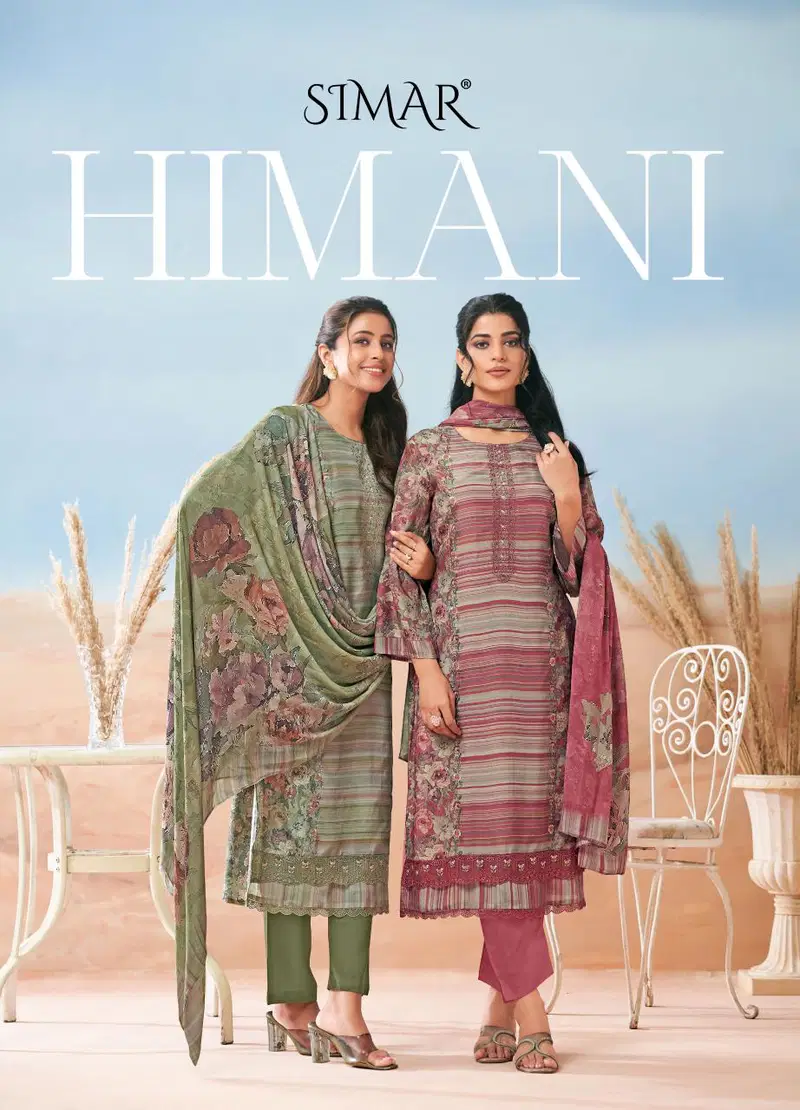Glossy Simar Himani Star Burberry Digital Printed Salwar Kameez Collection