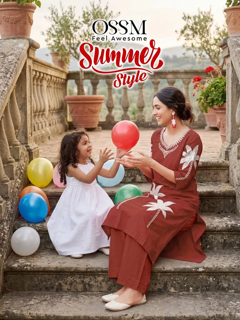 Ossm Summer Style A Line Co Ord Set Dhabu Cotton Co Ord Set Collection