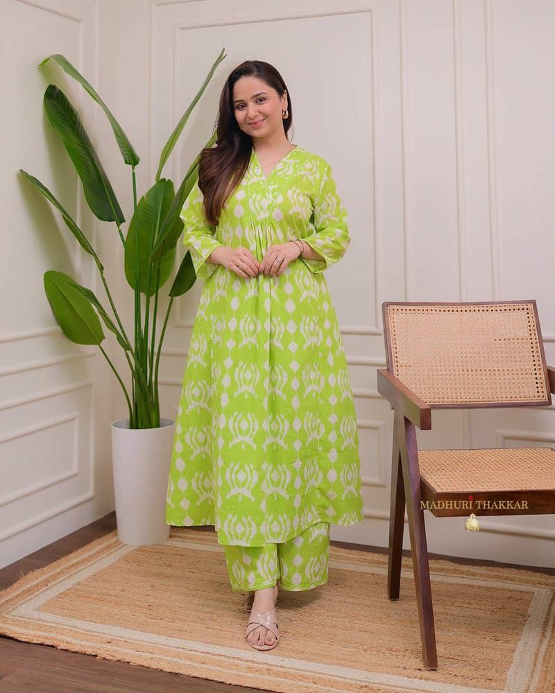 Lekha SC 100 Reyon Cotton With Exclusive Print Co-Ord Set
