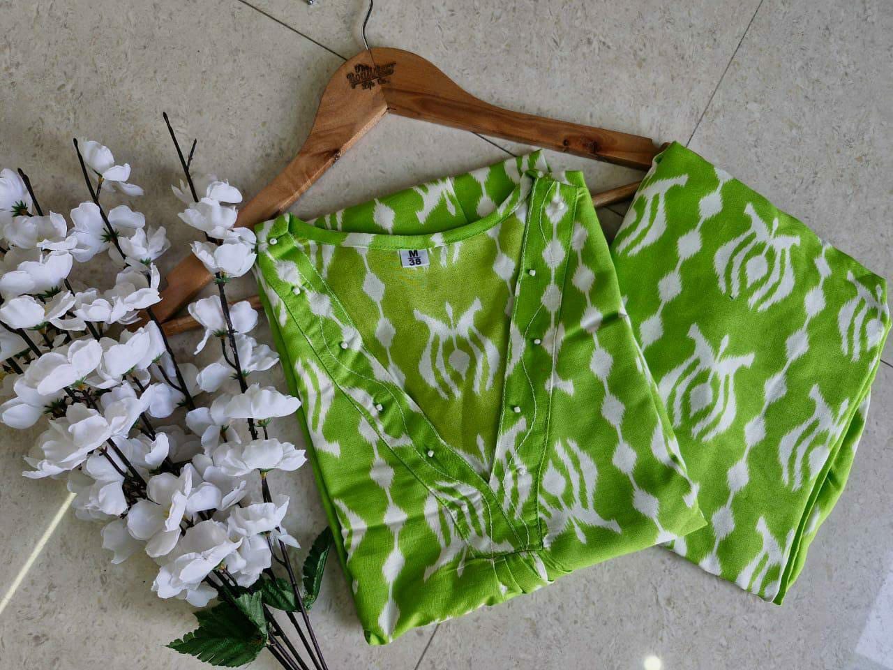 Lekha SC 100 Reyon Cotton With Exclusive Print Co-Ord Set