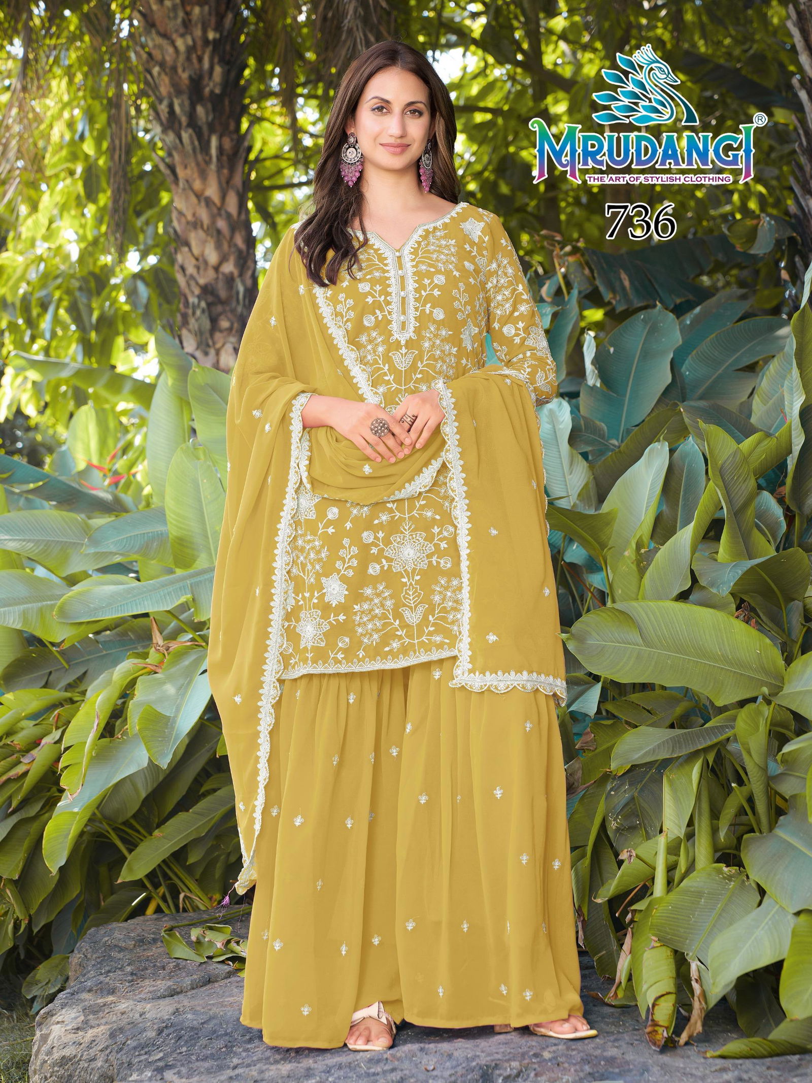 Mrudangi Misha Georgette Beads Embroidered Salwar Kameez Collection