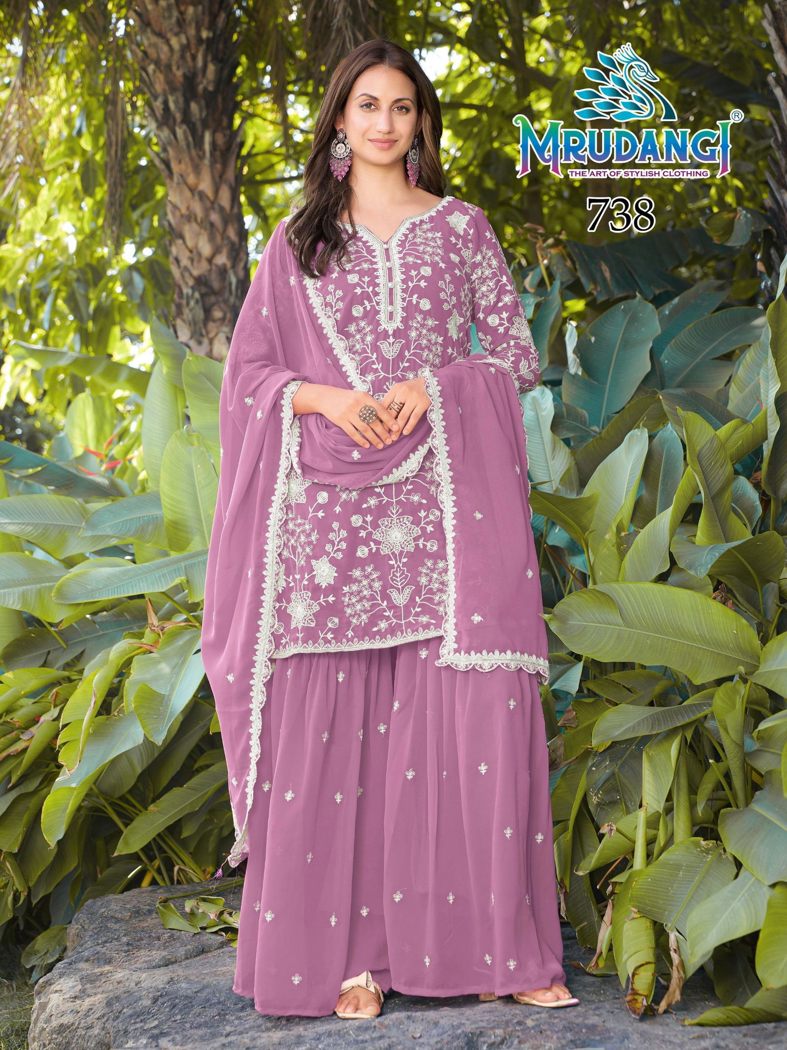 Mrudangi Misha Georgette Beads Embroidered Salwar Kameez Collection