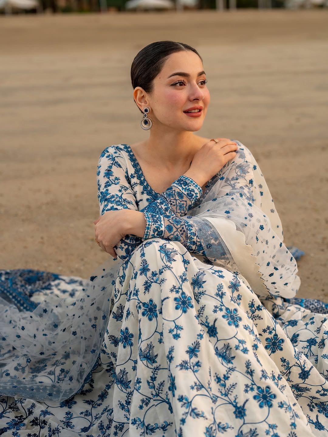 Glory 6001 Faux Gorgette Anarkali Gown With Pent And Dupatta