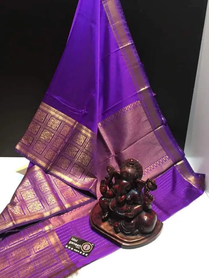 Soft Silk 3047 Lichi Silk Jacquard Worked Saree Collection