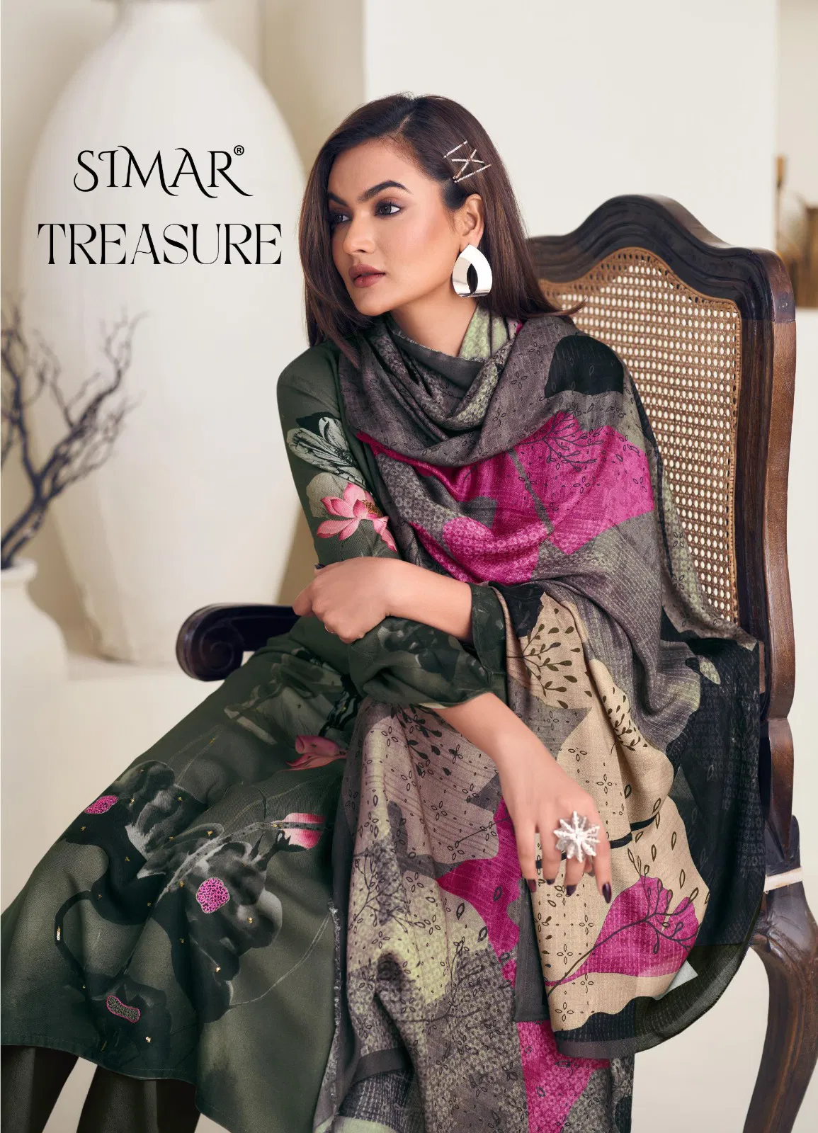 Glossy Simar Treasure Viscose Muslin Digital Printed Salwar Kameez Collection