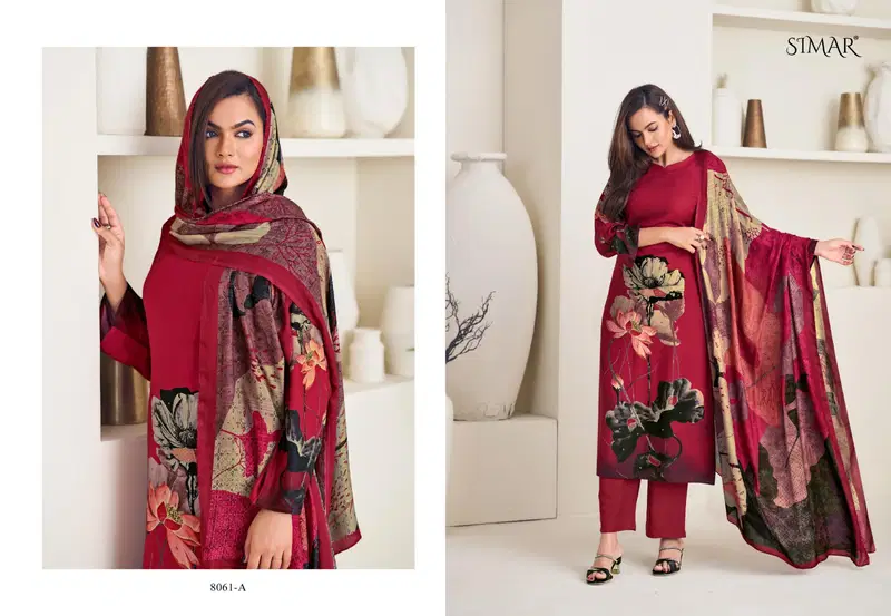 Glossy Simar Treasure Viscose Muslin Digital Printed Salwar Kameez Collection