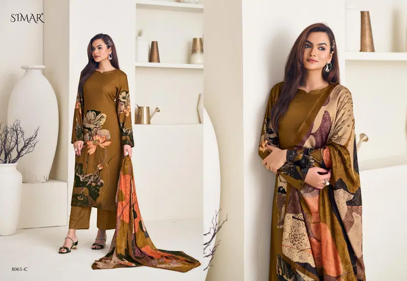 Glossy Simar Treasure Viscose Muslin Digital Printed Salwar Kameez Collection