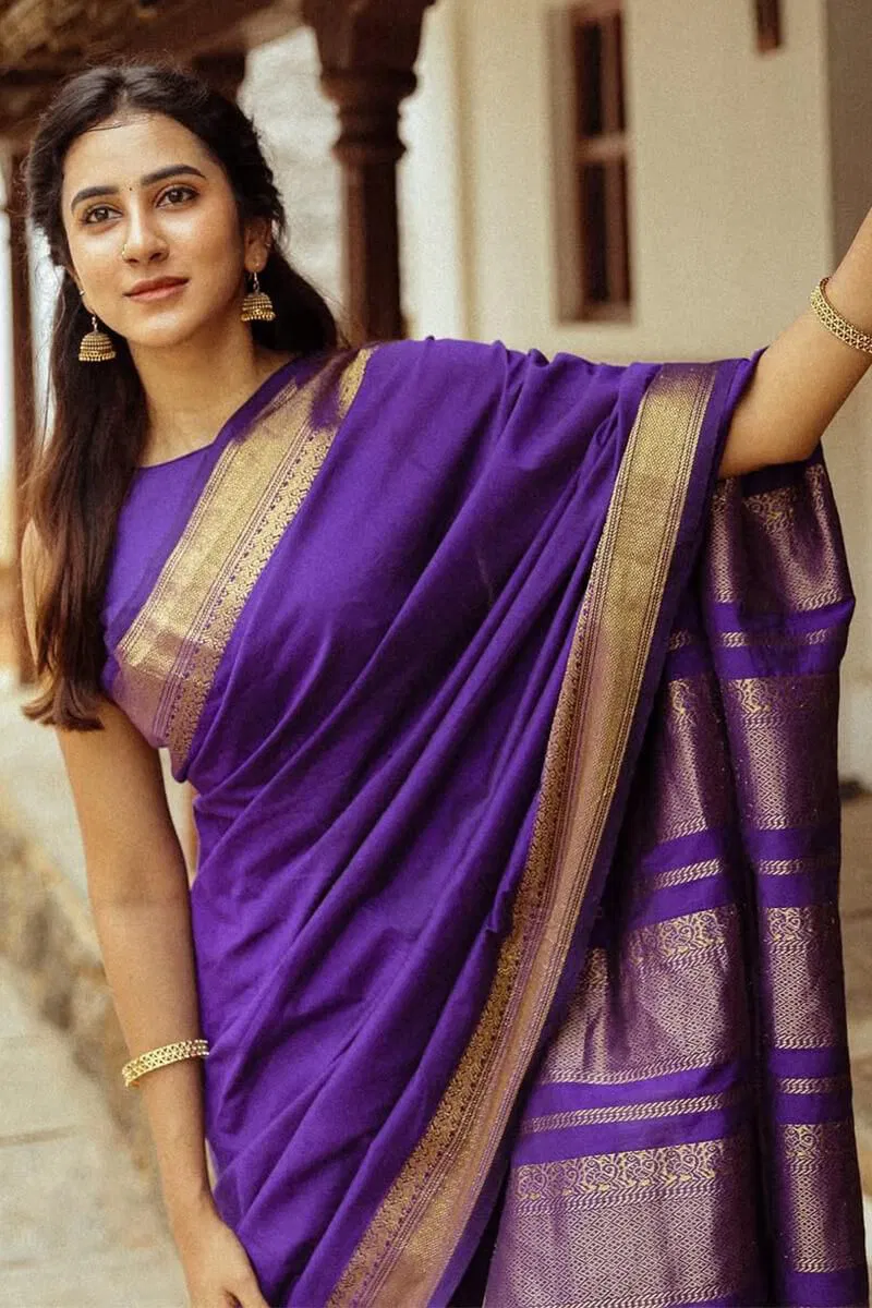 Soft Silk 6031 Lichi Silk With Jacquard Worked Saree Collection