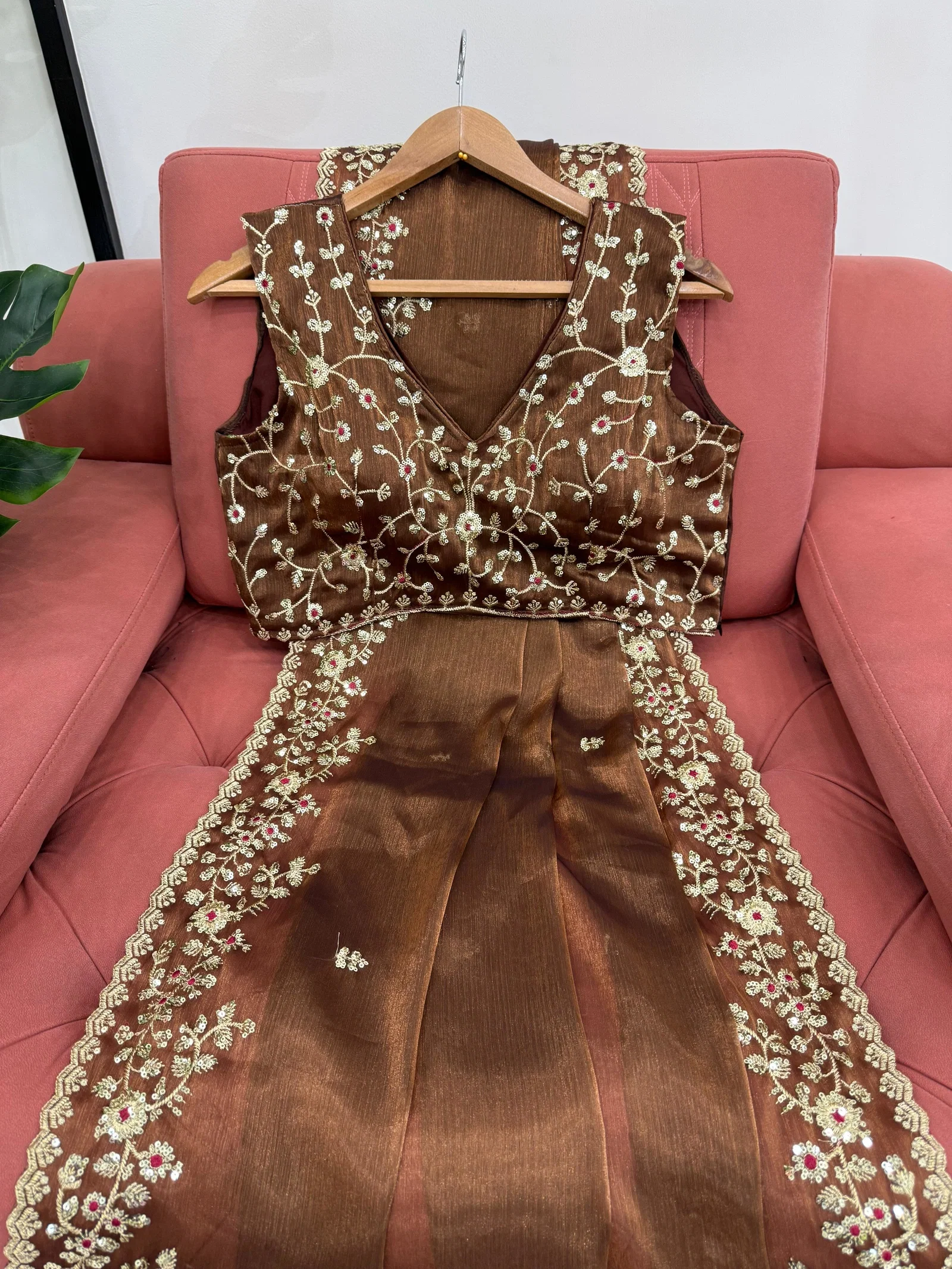 Glory KD 593 Barbari Silk With Sequnce Work Saree