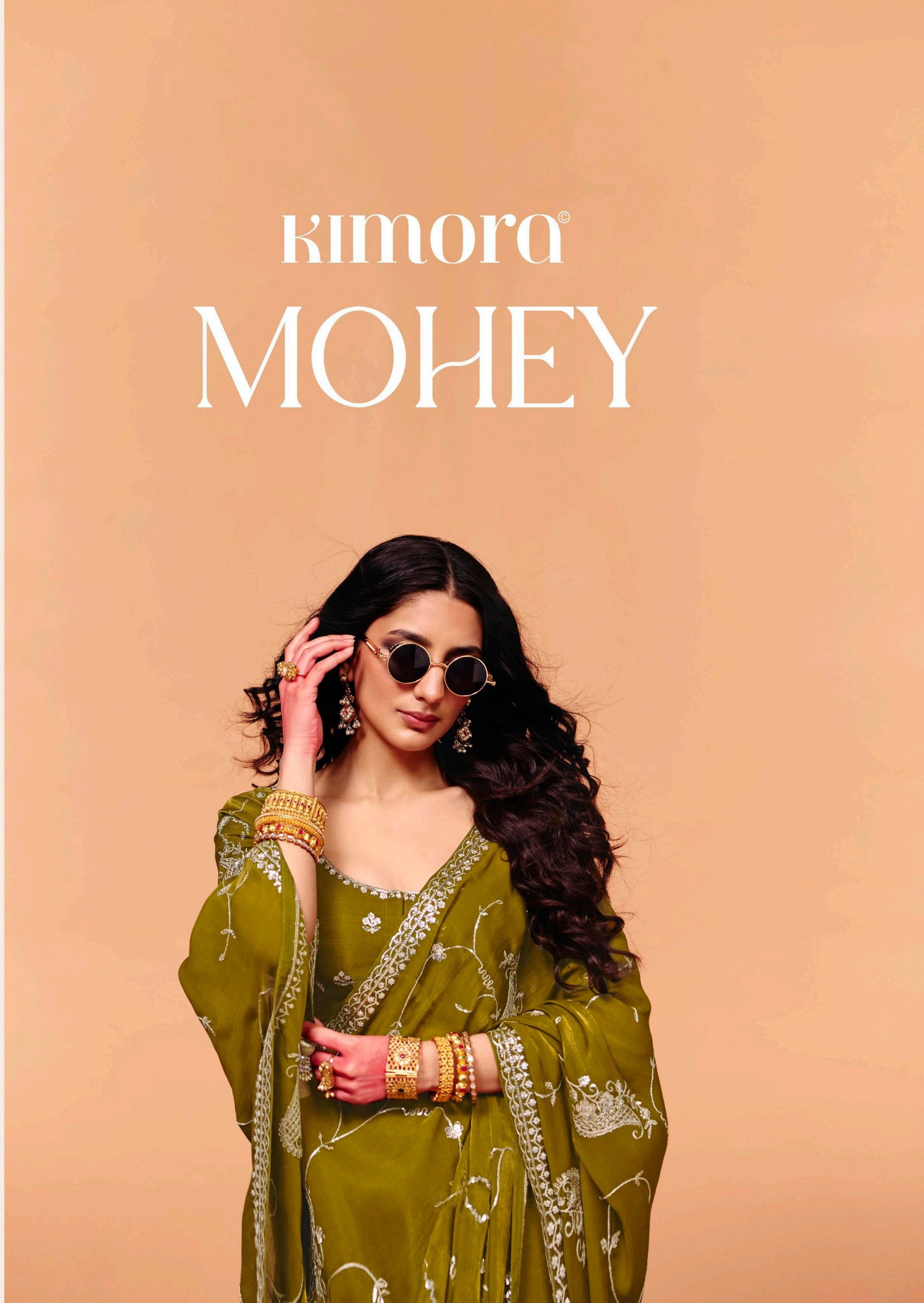 Kimora Mohey Pure Fancy Tissue Hand Work Party Wear Saree