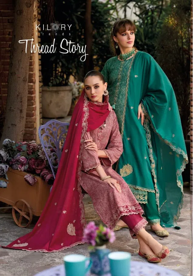 Kilory Thread Story Lawn Cotton Digital Printed Salwar Kameez