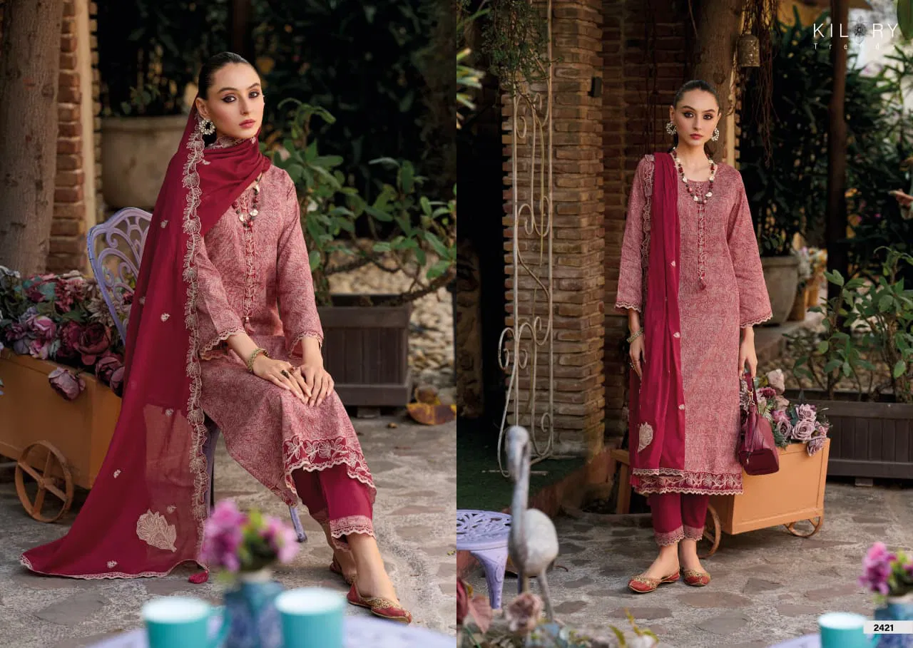 Kilory Thread Story Lawn Cotton Digital Printed Salwar Kameez