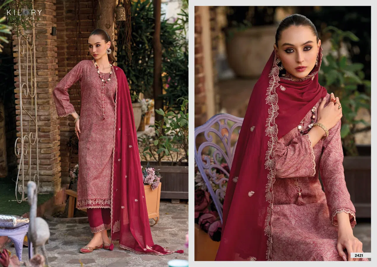 Kilory Thread Story Lawn Cotton Digital Printed Salwar Kameez