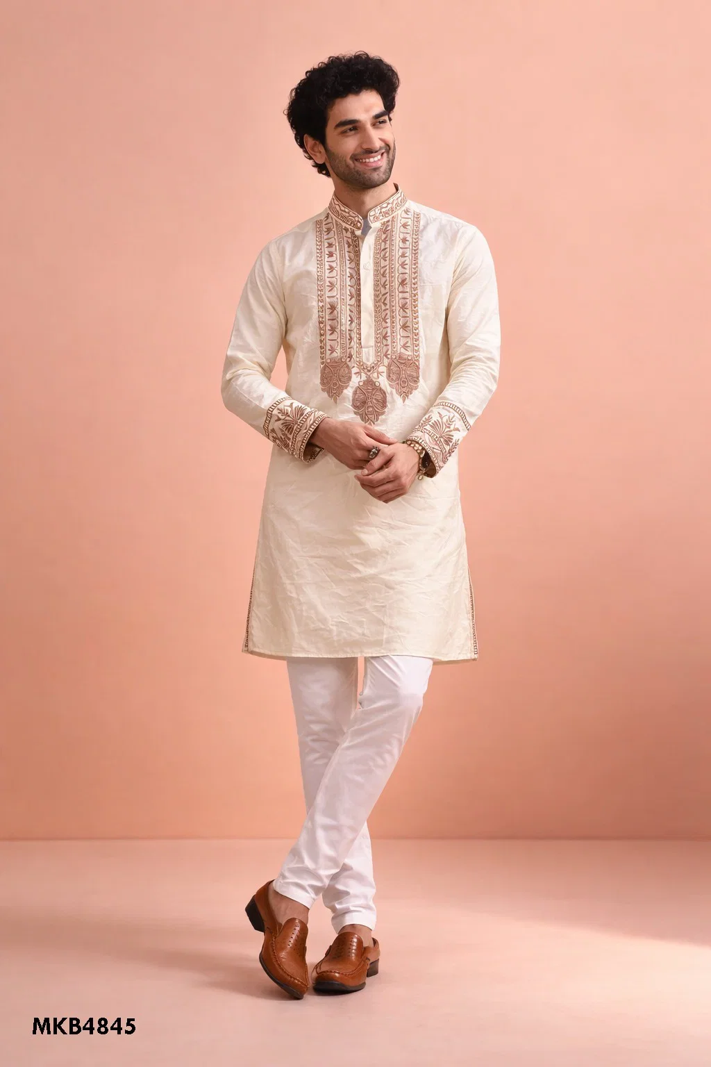 Mens Kurta With Bottom Vol 08 Rolex Silk Mens Wear Kurta With Bottom Collection