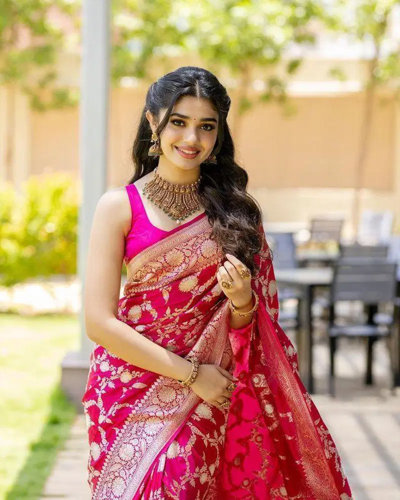 Soft Silk 6016 Soft Lichi Silk With Zari Worked Saree Collection