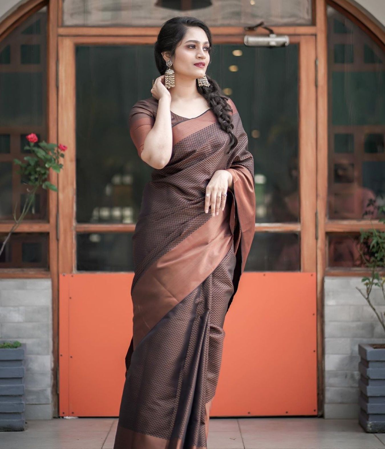 Soft Silk 3094 Soft Lichi Silk jacquard Work Saree Collection