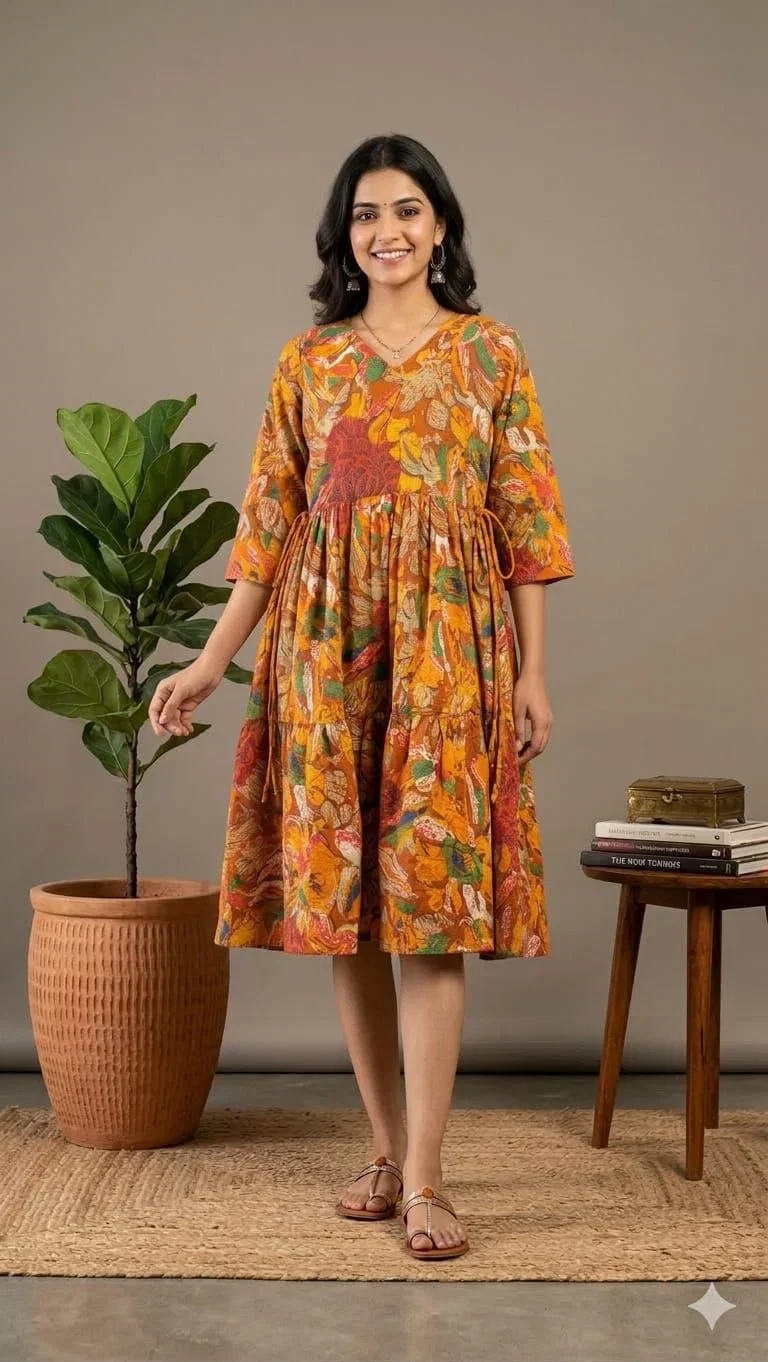 Naisha K 803 Cambric Cotton Printed One Piece Top Collection