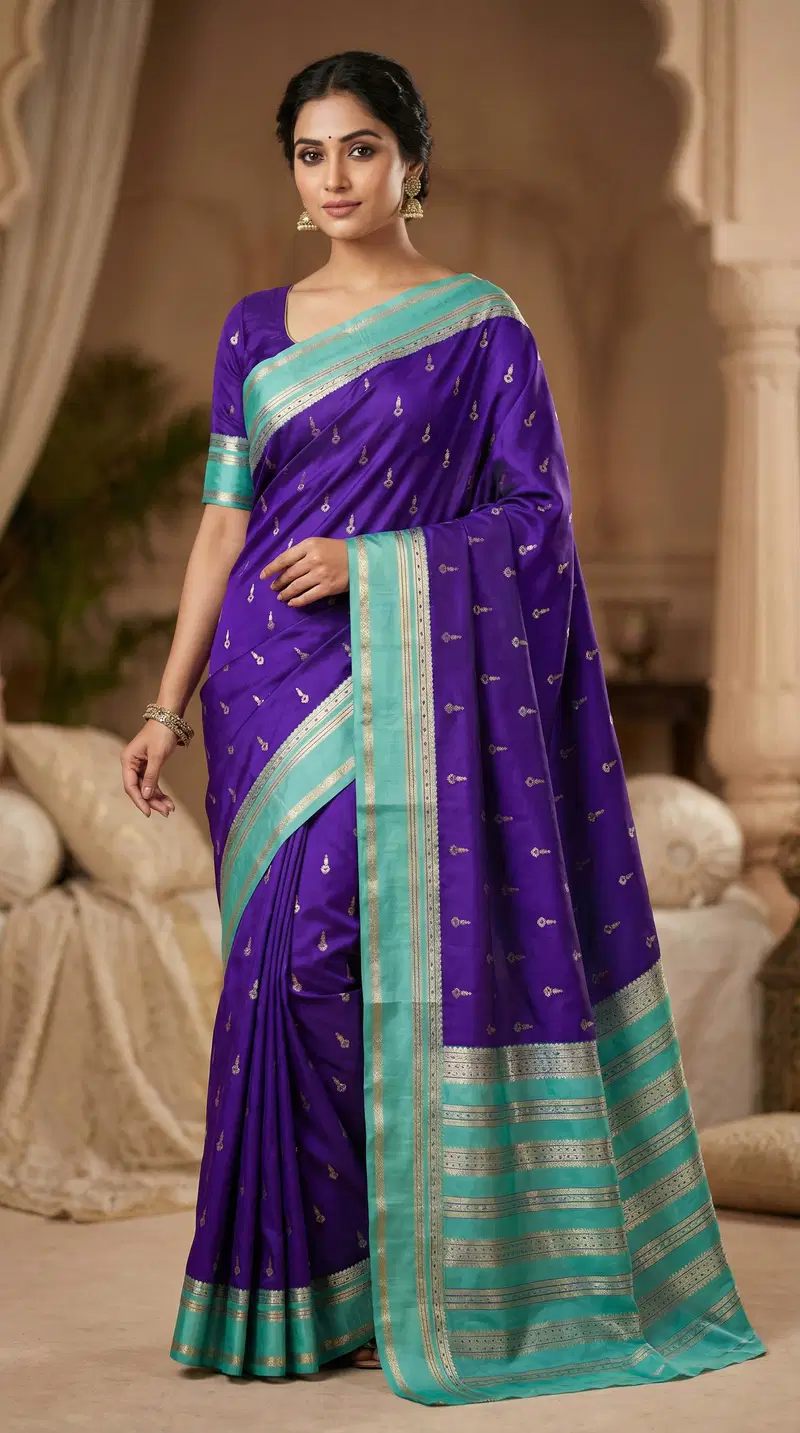 Mb 3325 Banarasi Silk Zari Weaving Saree Collection