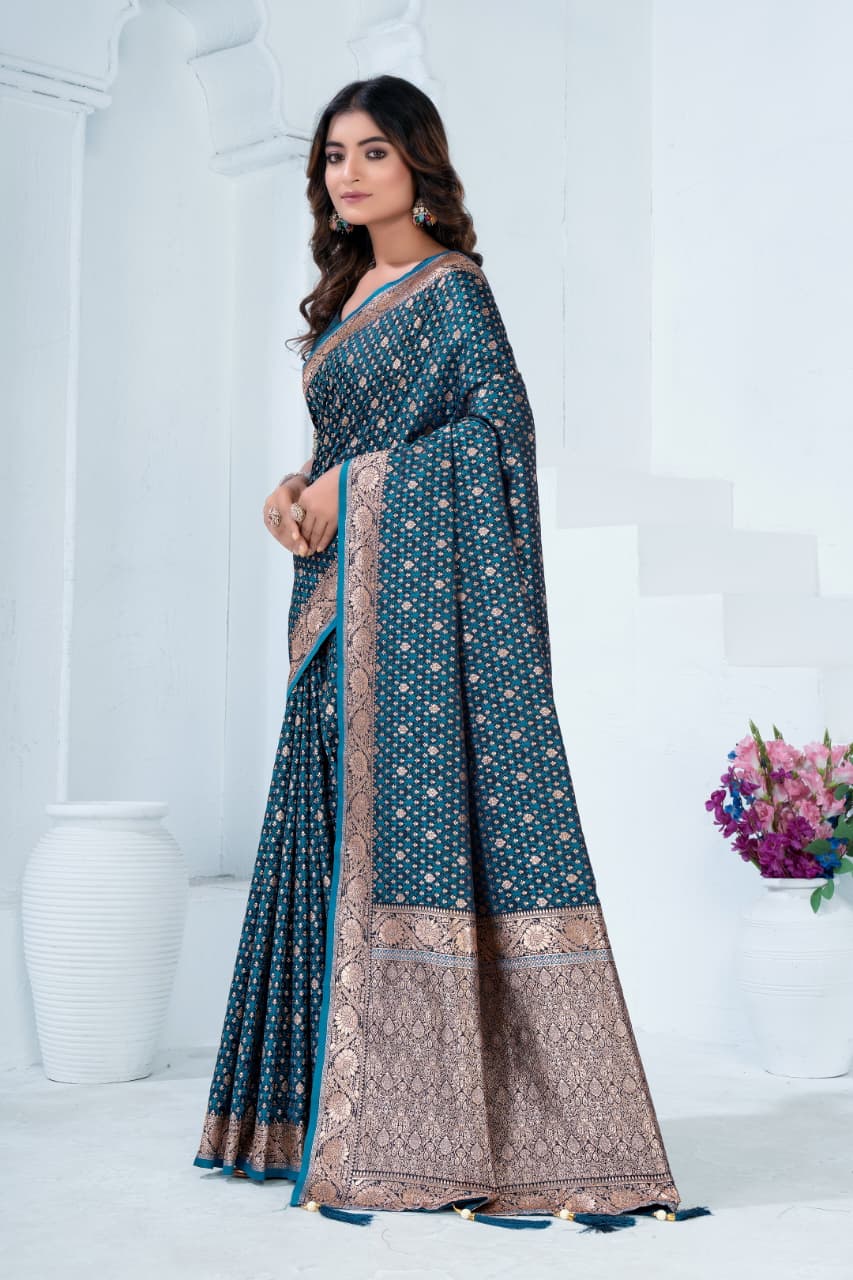 Sf Silk Vol 7 Satin Silk Festival Wear Saree Collection