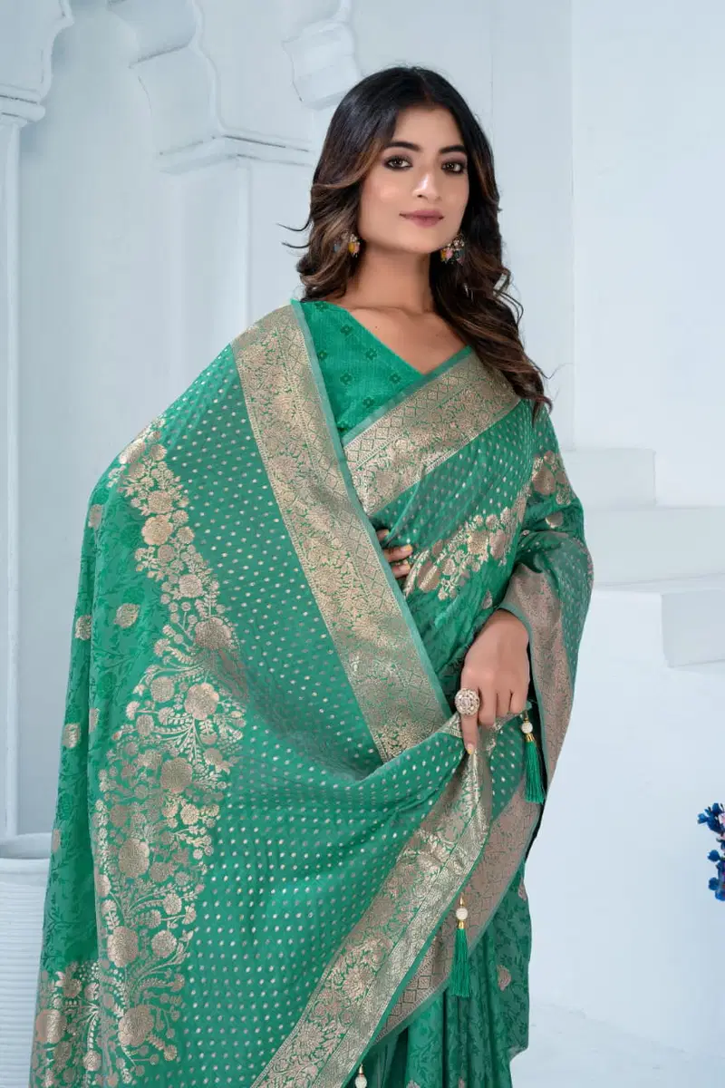 Sf Silk Vol 9 Banarasi Silk Festival Wear Saree Collection
