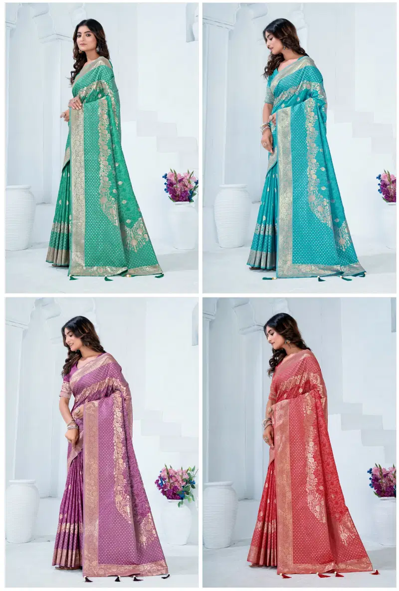 Sf Silk Vol 9 Banarasi Silk Festival Wear Saree Collection
