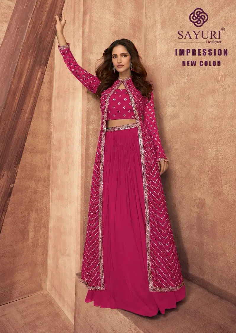 Sayuri Impression New Color Chinon Silk Designer Salwar Suit Collection
