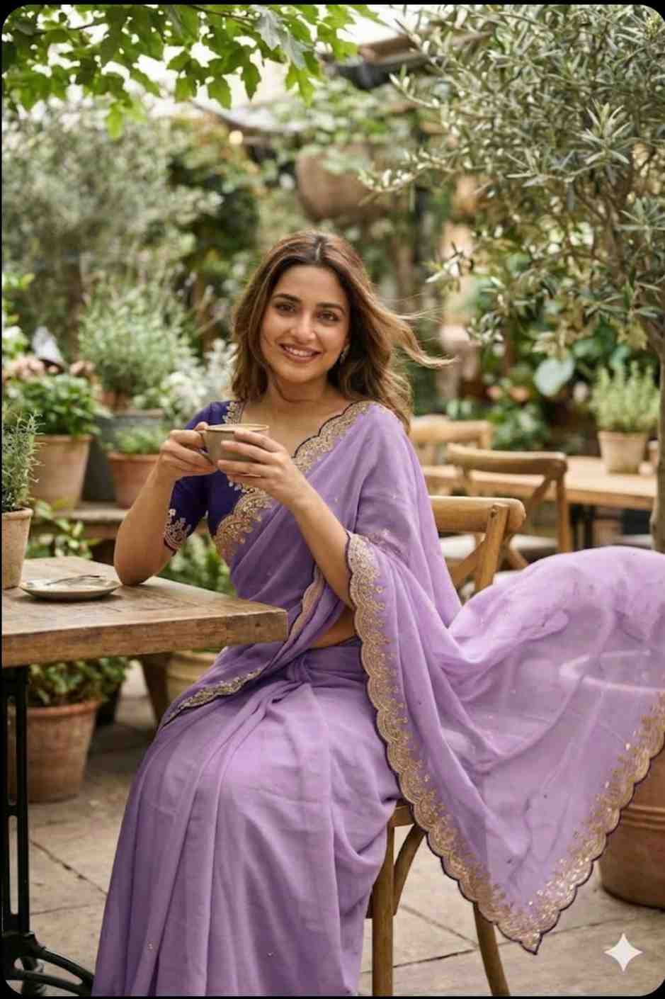 Ds 793 Star Georgette Sequence Worked Beautiful Saree Collection