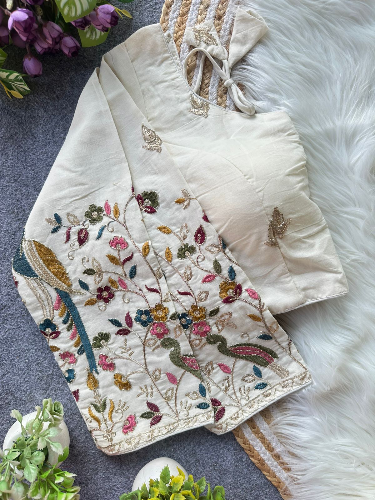 Fab Khadi Pipe Vol 1 Embroidery Fancy Blouse Collection
